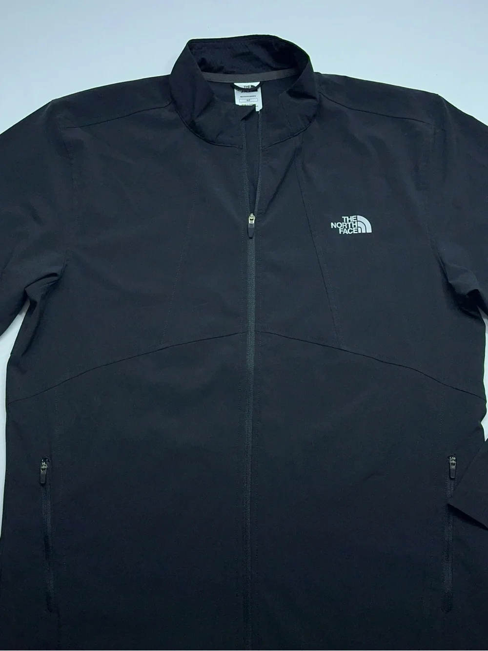 The North Face Jacket Mens Size Small Black Lightweight Windbreaker Hiking